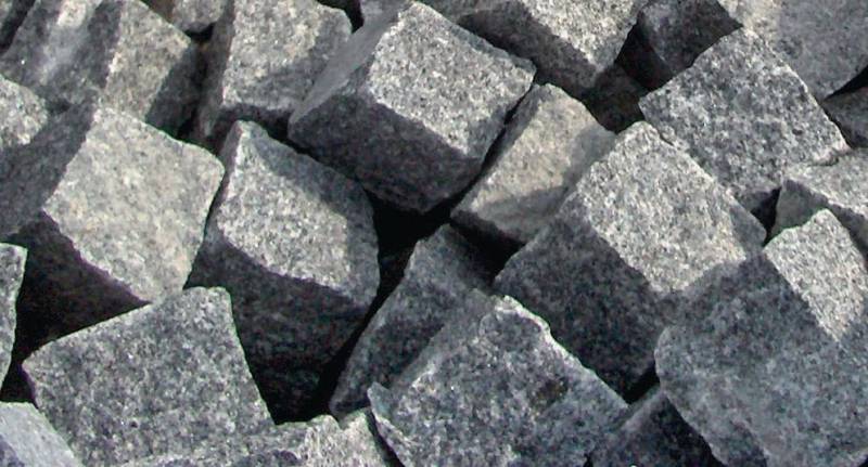 Pavé granit gris