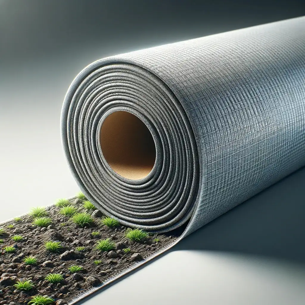 G�otextile �vitant la pousse de mauvaises herbes dans les jardins � Aubagne