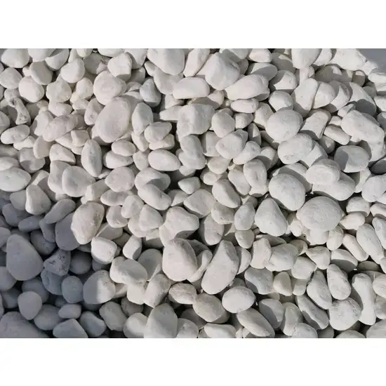 Gravier roul� marbre blanc pur en stock permanent � Aubagne et ses alentours