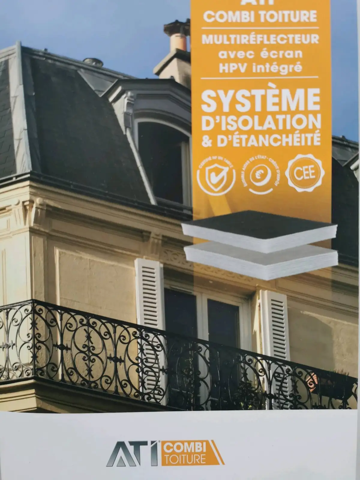 Isolation mince pour toiture Combi Toiture ATI en stock et disponible  Aubagne et alentours