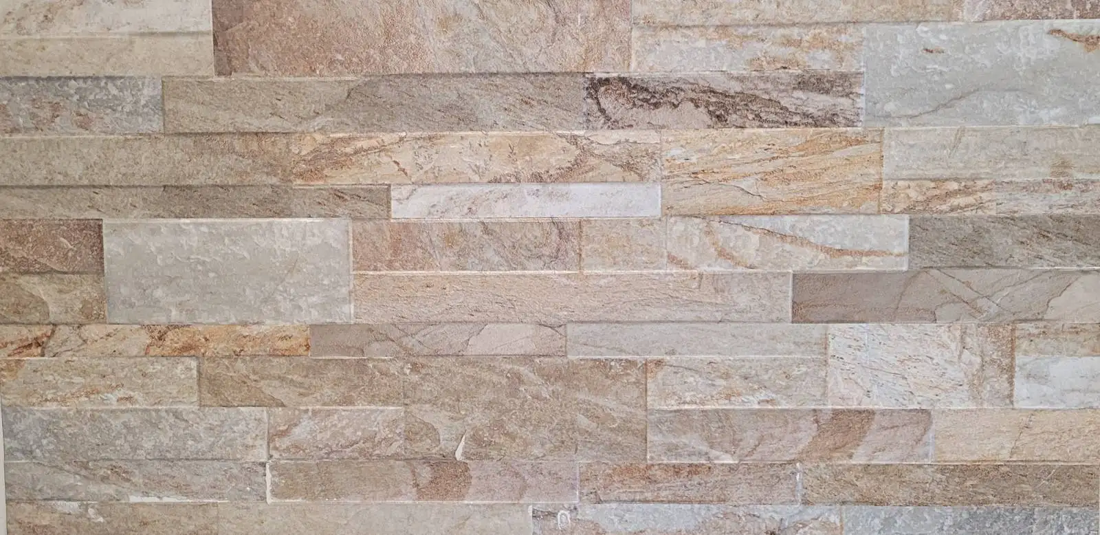 Imitation pierre de parement couleur listello Beige pas cher et pose facile en stock sur Aubagne et ses alentours