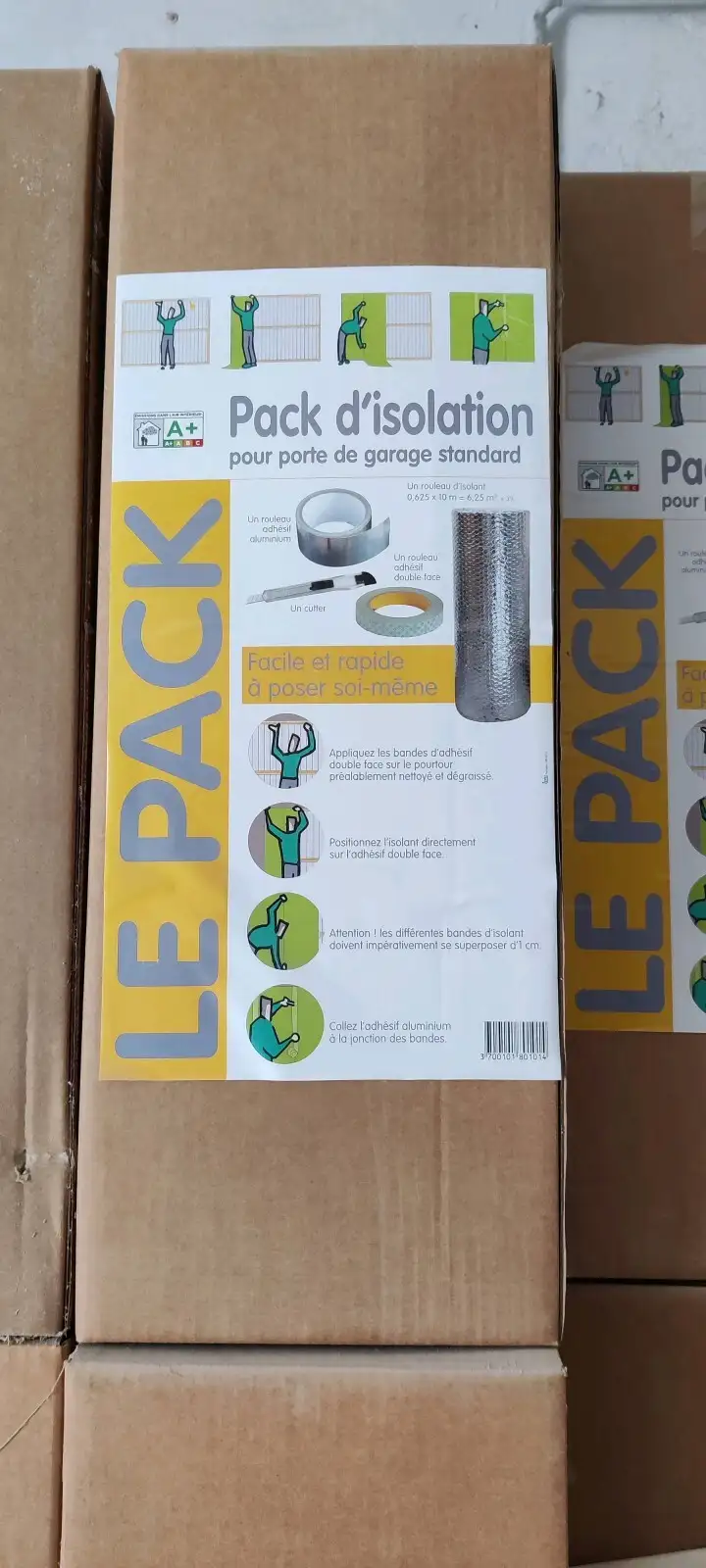 Plaque d'isolation pour porte de garage standard chez Aubagne Mat�riaux en stock sur Marseille et alentours