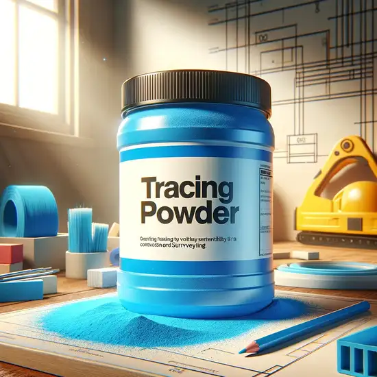Poudre a tracer pour rep�rage et marquage de chantier Talia Plast