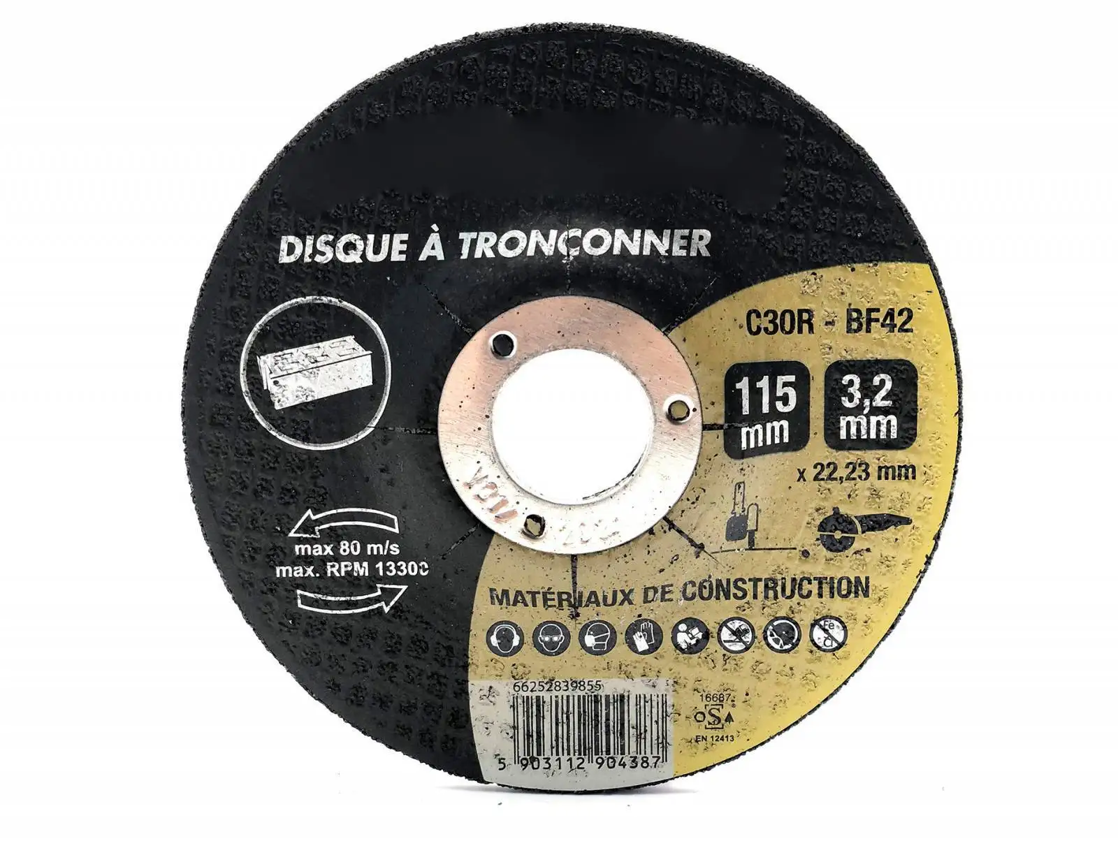 Disque � disqueuse disponible en magasin