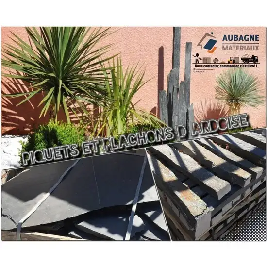 Ardoise / Piquets et Planchons sur Aubagne