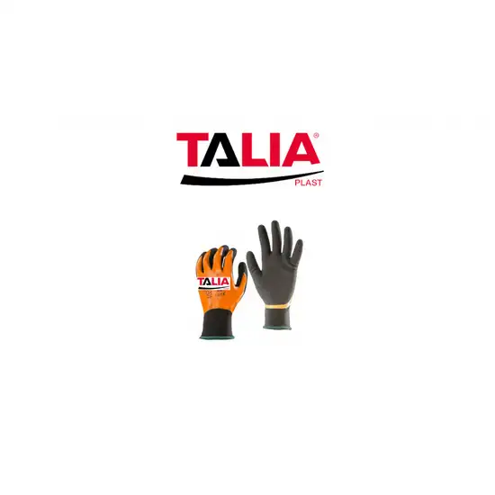 Gants nitrile pour fa�adiers en magasin de la marque Talia Plast sur Carnoux