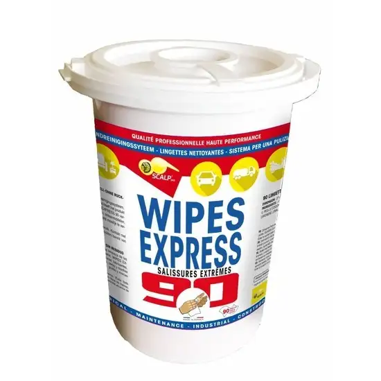 Acheter des lingettes nettoyantes universelles Wipes Express de Scalp pour nettoyage de chantier proche de Marseille