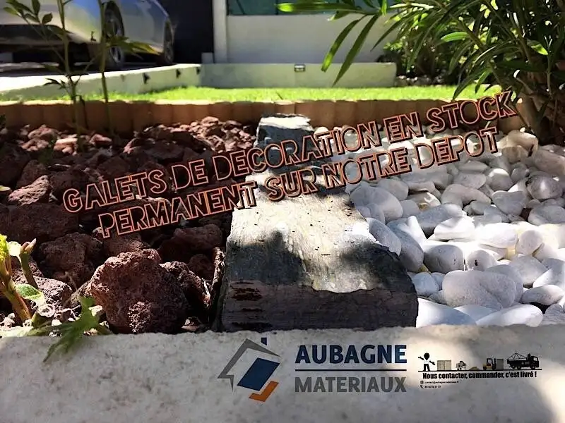 Galets de d�coration pour embellir votre ext�rieur et jardins en Stock permanent sur Aubagne