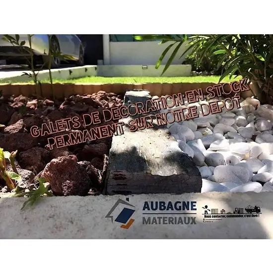 Galets de d�coration pour embellir votre ext�rieur et jardins en Stock permanent sur Aubagne