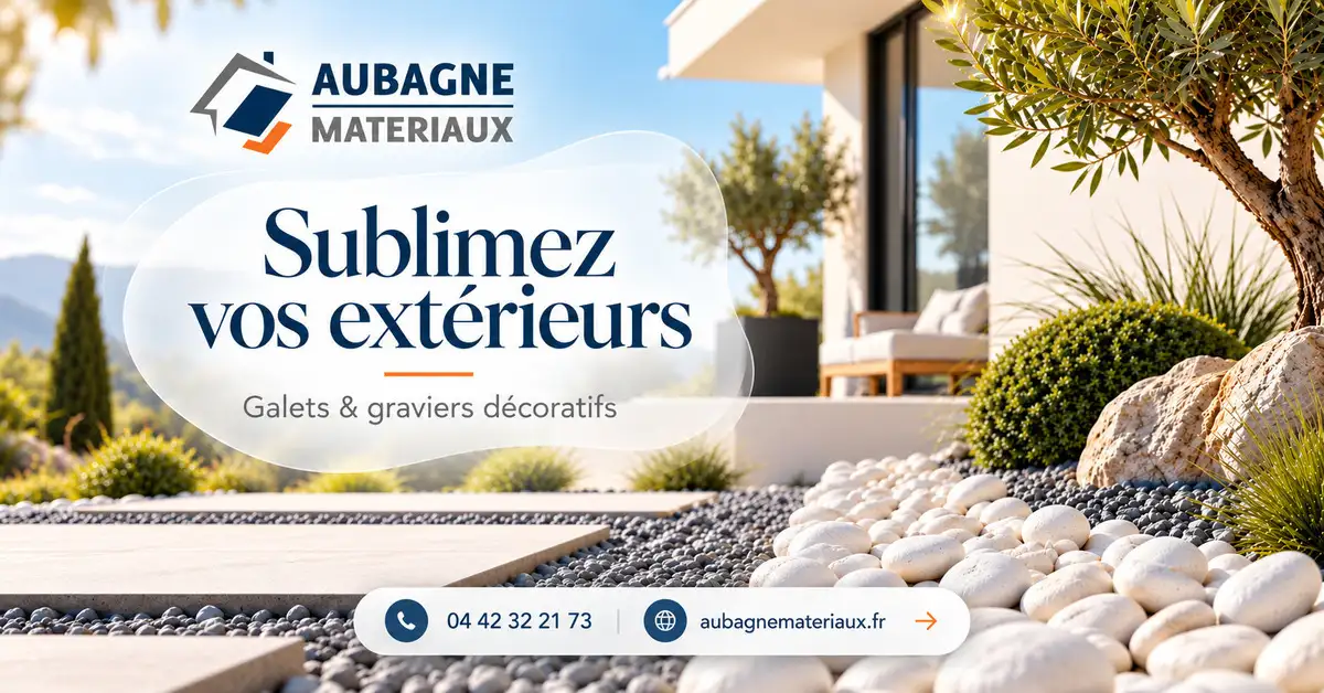 Magasin de mat�riaux � Aubagne : am�nagez vos ext�rieurs avec des galets 