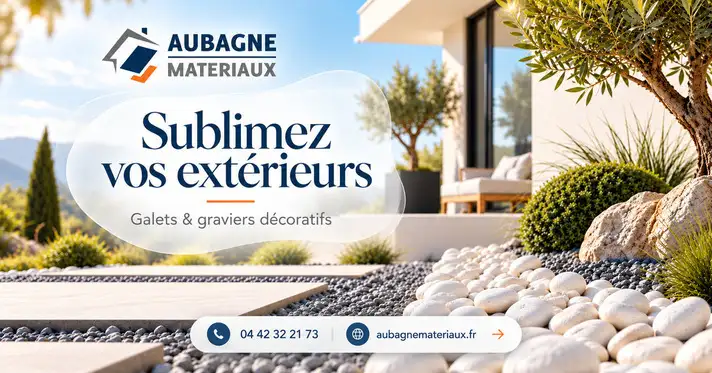 Magasin de mat�riaux � Aubagne : am�nagez vos ext�rieurs avec des galets 